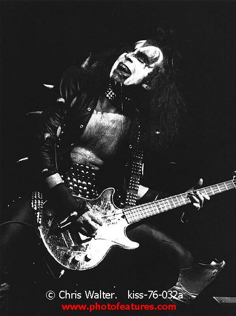 Photo of Kiss for media use , reference; kiss-76-032a,www.photofeatures.com