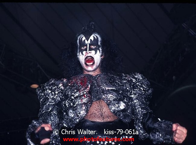 Photo of Kiss for media use , reference; kiss-79-061a,www.photofeatures.com