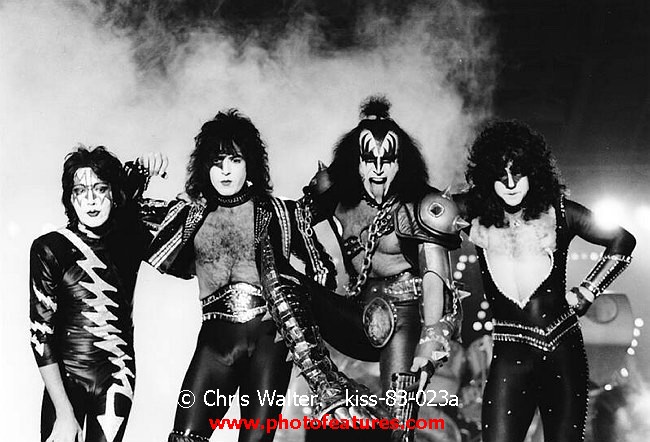 Kiss kiss-83-023a photography by © Chris Walter Photo of Kiss for media use , reference; kiss-83-023a,www.photofeatures.com