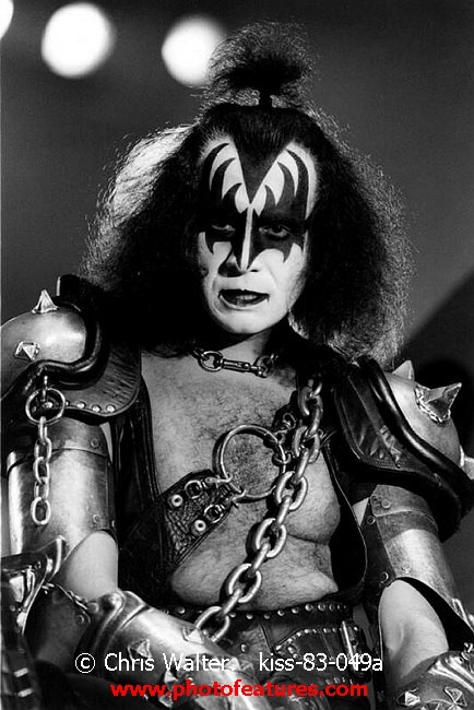 Photo of Kiss for media use , reference; kiss-83-049a,www.photofeatures.com