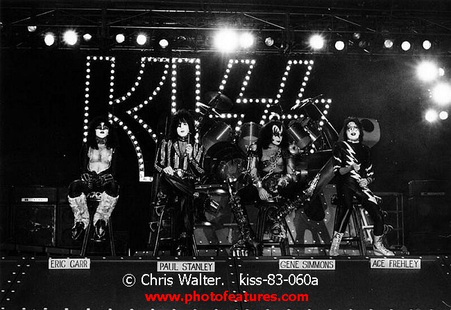 Kiss kiss-83-060a photography by © Chris Walter Photo of Kiss for media use , reference; kiss-83-060a,www.photofeatures.com