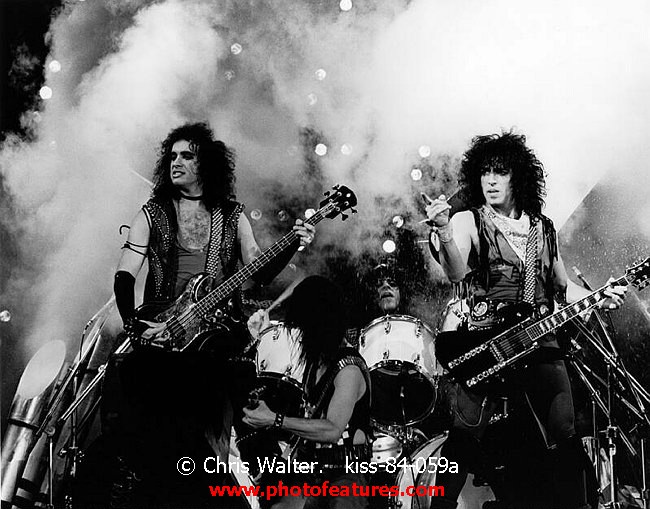 Photo of Kiss for media use , reference; kiss-84-059a,www.photofeatures.com