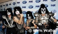 Kiss - Tommy Thayer, Paul Stanley, Eric Singer and Gene Simmons  at the 2009 American Idol Finale at the Nokia Theatre in Los Angeles, May 20th 2009.<br>Photo by Chris Walter/Photofeatures