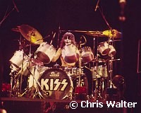 Kiss 1976 Peter Criss<br> Chris Walter<br>