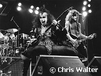 Kiss 1976 Gene Simmons and Paul Stanley<br> Chris Walter<br>