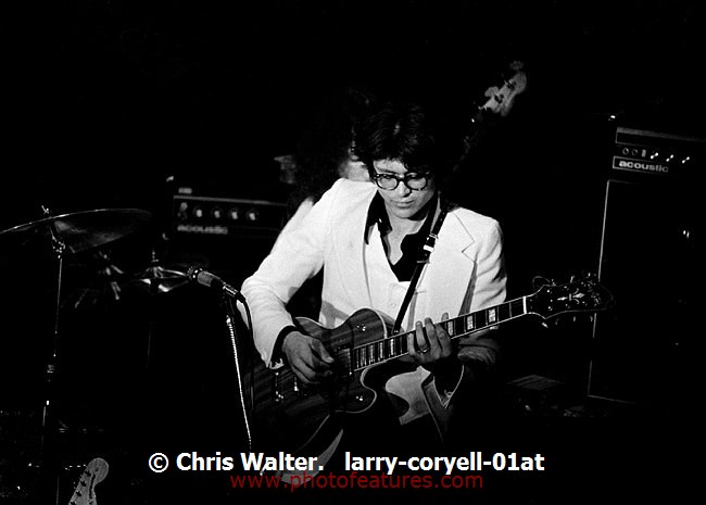 Photo of Larry Coryell for media use , reference; larry-coryell-01at,www.photofeatures.com