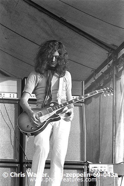 Photo of Led Zeppelin for media use , reference; led-zeppelin-69-043a,www.photofeatures.com