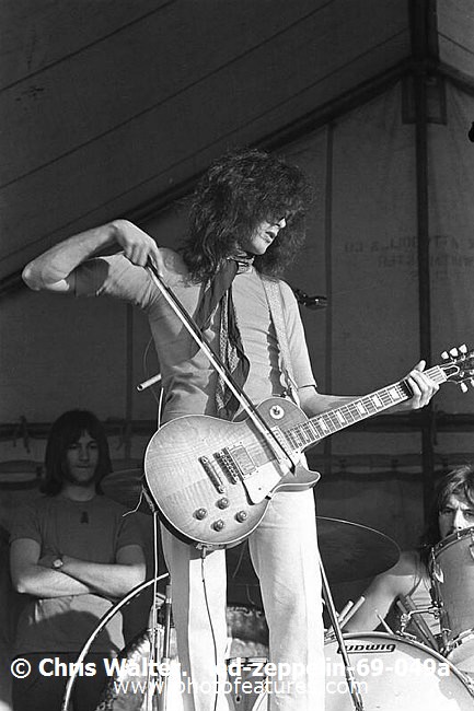 Photo of Led Zeppelin for media use , reference; led-zeppelin-69-049a,www.photofeatures.com