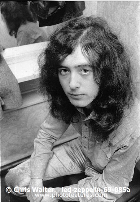 Photo of Led Zeppelin for media use , reference; led-zeppelin-69-085a,www.photofeatures.com