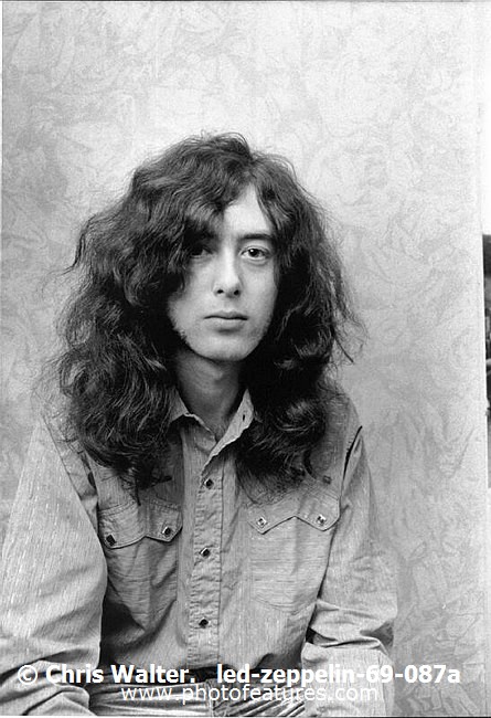 Photo of Led Zeppelin for media use , reference; led-zeppelin-69-087a,www.photofeatures.com