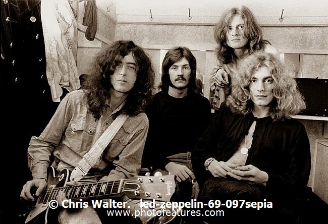 Led Zeppelin led-zeppelin-69-097sepia photography by © Chris Walter Photo of Led Zeppelin for media use , reference; led-zeppelin-69-097sepia,www.photofeatures.com