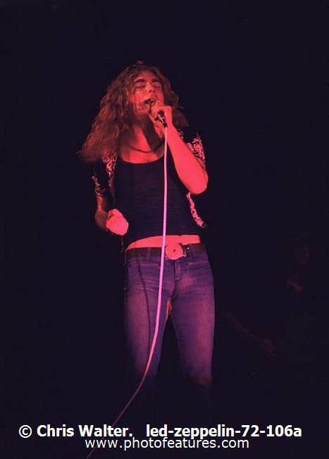 Photo of Led Zeppelin for media use , reference; led-zeppelin-72-106a,www.photofeatures.com