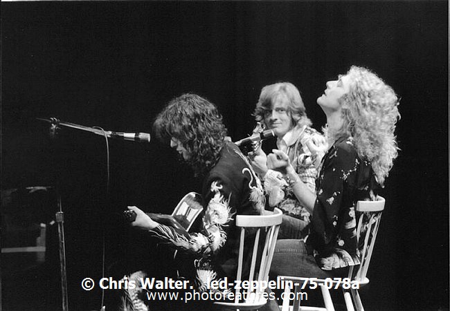 Photo of Led Zeppelin for media use , reference; led-zeppelin-75-078a,www.photofeatures.com