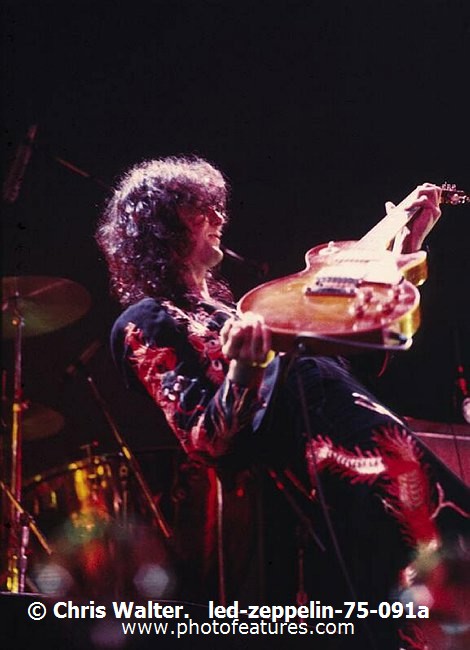 Photo of Led Zeppelin for media use , reference; led-zeppelin-75-091a,www.photofeatures.com