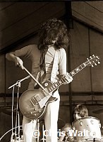 LED ZEPPELIN 1969 Jimmy Page at Bath Festival