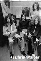 Led Zeppelin 1969 Jimmy Page, John Bonham, John Paul Jones and Robert Plant at The Lyceum<br> Chris Walter