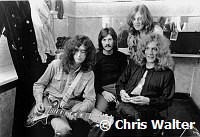 Led Zeppelin 1969 Jimmy Page, John Bonham, John Paul Jones and Robert Plant at The Lyceum<br> Chris Walter
