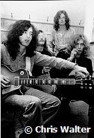 Led Zeppelin 1969 Jimmy Page, John Bonham, John Paul Jones and Robert Plant at The Lyceum.<br> Chris Walter