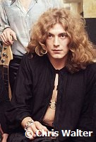 Led Zeppelin 1969 Robert Plant at the Lyceum<br> Chris Walter