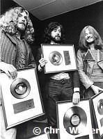 Led Zeppelin 1971 Robert Plant, Jimmy Page and John Paul Jones