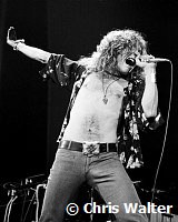 Led Zeppelin May 25th 1975 Robert Plant at Earls Court<br> Chris Walter