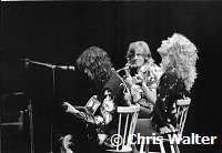 Led Zeppelin Jimmy Page John Paul Jones and Robert Plant 25th May 1975 at Earls Court