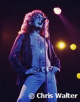 Led Zeppelin 1977 Robert Plant<br> Chris Walter
