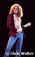 Led Zeppelin 1977 Robert Plant<br> Chris Walter<br>