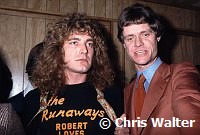 LED ZEPPELIN Robert Plant with Kim Fowley