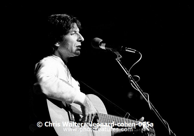Photo of :Leonard Cohen for media use , reference; leonard-cohen-005a,www.photofeatures.com