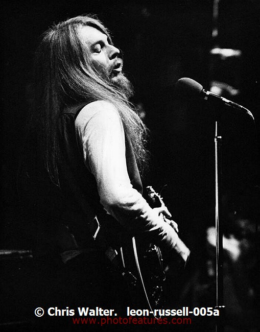 Photo of Leon Russell for media use , reference; leon-russell-005a,www.photofeatures.com