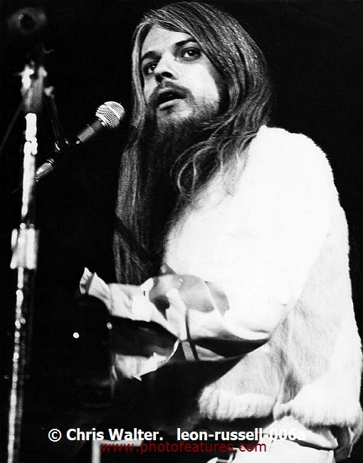 Photo of Leon Russell for media use , reference; leon-russell-006a,www.photofeatures.com