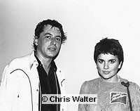 Photo of Linda Ronstadt 1979 with Joe Ely at Clash show in L.A.<br> Chris Walter<br>