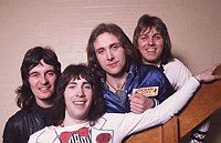 Photo of Liverpool Express 1975  Tony Coates,Roger Scott Craig, Billy Kinsley and Derek Cashin<br> Chris Walter<br>