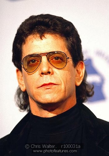 Photo of Lou Reed for media use , reference; r100031a,www.photofeatures.com