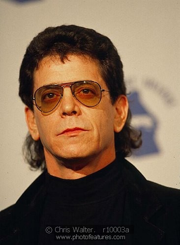 Photo of Lou Reed for media use , reference; r10003a,www.photofeatures.com