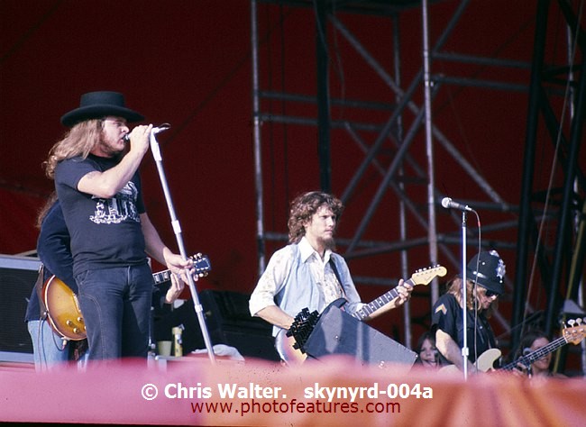 Photo of Lynyrd Skynyrd for media use , reference; skynyrd-004a,www.photofeatures.com
