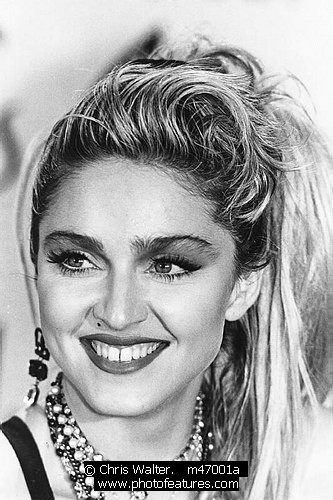 Photo of Madonna by Chris Walter , reference; m47001a,www.photofeatures.com