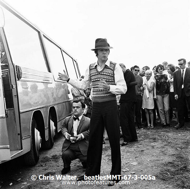 Photo of Beatles Magical Mystery Tour for media use , reference; beatlesMMT-67-3-005a,www.photofeatures.com