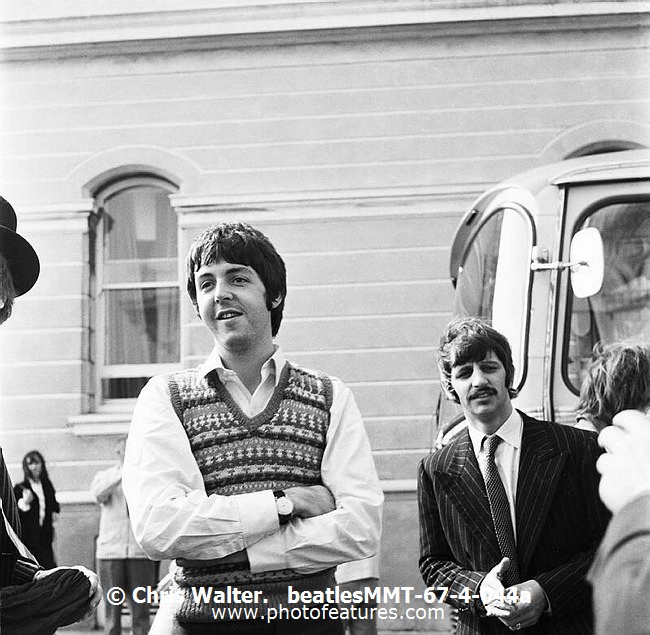 Photo of Beatles Magical Mystery Tour for media use , reference; beatlesMMT-67-4-044a,www.photofeatures.com