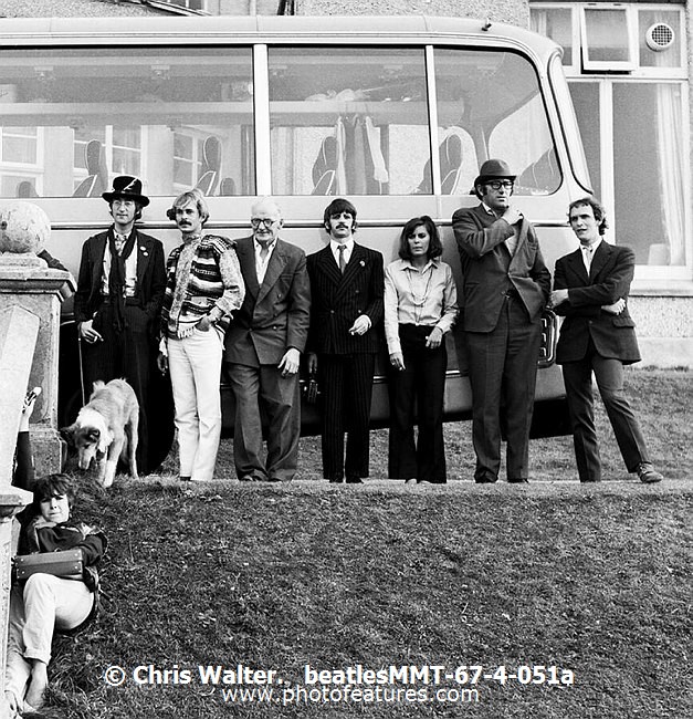 Photo of Beatles Magical Mystery Tour for media use , reference; beatlesMMT-67-4-051a,www.photofeatures.com