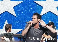 Maroon 5's Adam Levine performs at the NFL Opening Kickoff 2005 at the Los Angeles Coliseum