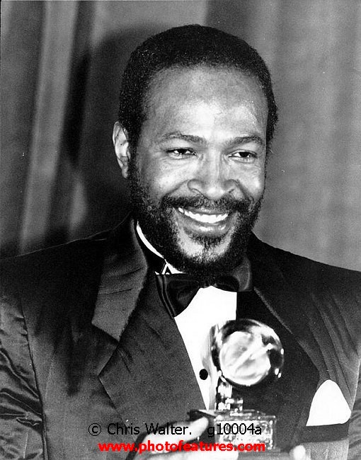 Photo of Marvin Gaye for media use , reference; g10004a,www.photofeatures.com