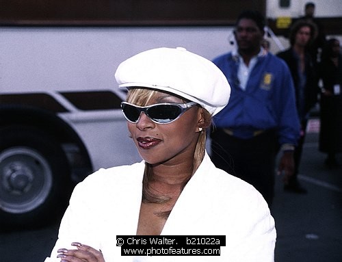 Photo of Mary J Blige by Chris Walter , reference; b21022a,www.photofeatures.com