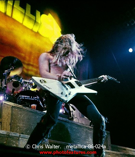 Photo of Metallica for media use , reference; metallica-86-024a,www.photofeatures.com