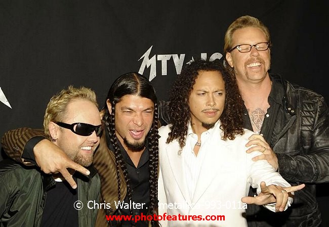 Photo of Metallica for media use , reference; metallica-993-011a,www.photofeatures.com