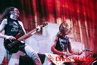 Metallica 1986 Cliff Burton and James Hetfield<br> Chris Walter<br>