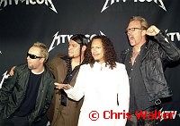 Metallica 2003 Lars Ulrich,Robert Trujillo, Kirk Hammett and James Hetfield at MTV Icons
