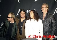 Metallica 2003 Lars Ulrich, Robert Trujillo, Kirk hammett and James Hetfield at MTV Icons