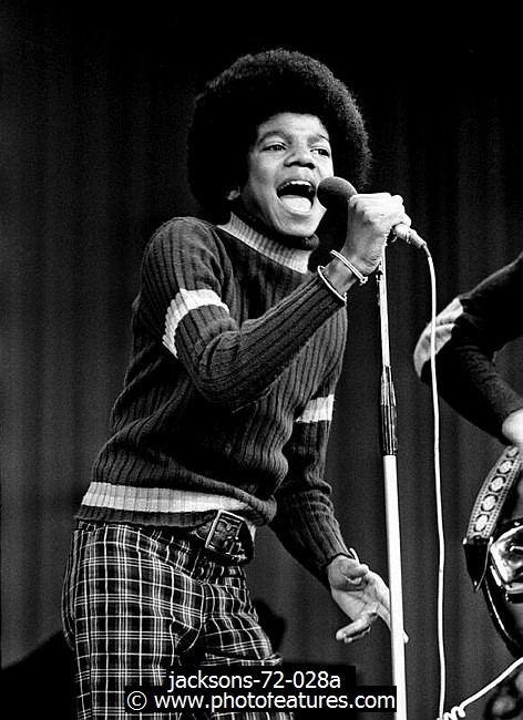 Photo of Michael Jackson for media use , reference; jacksons-72-028a,www.photofeatures.com